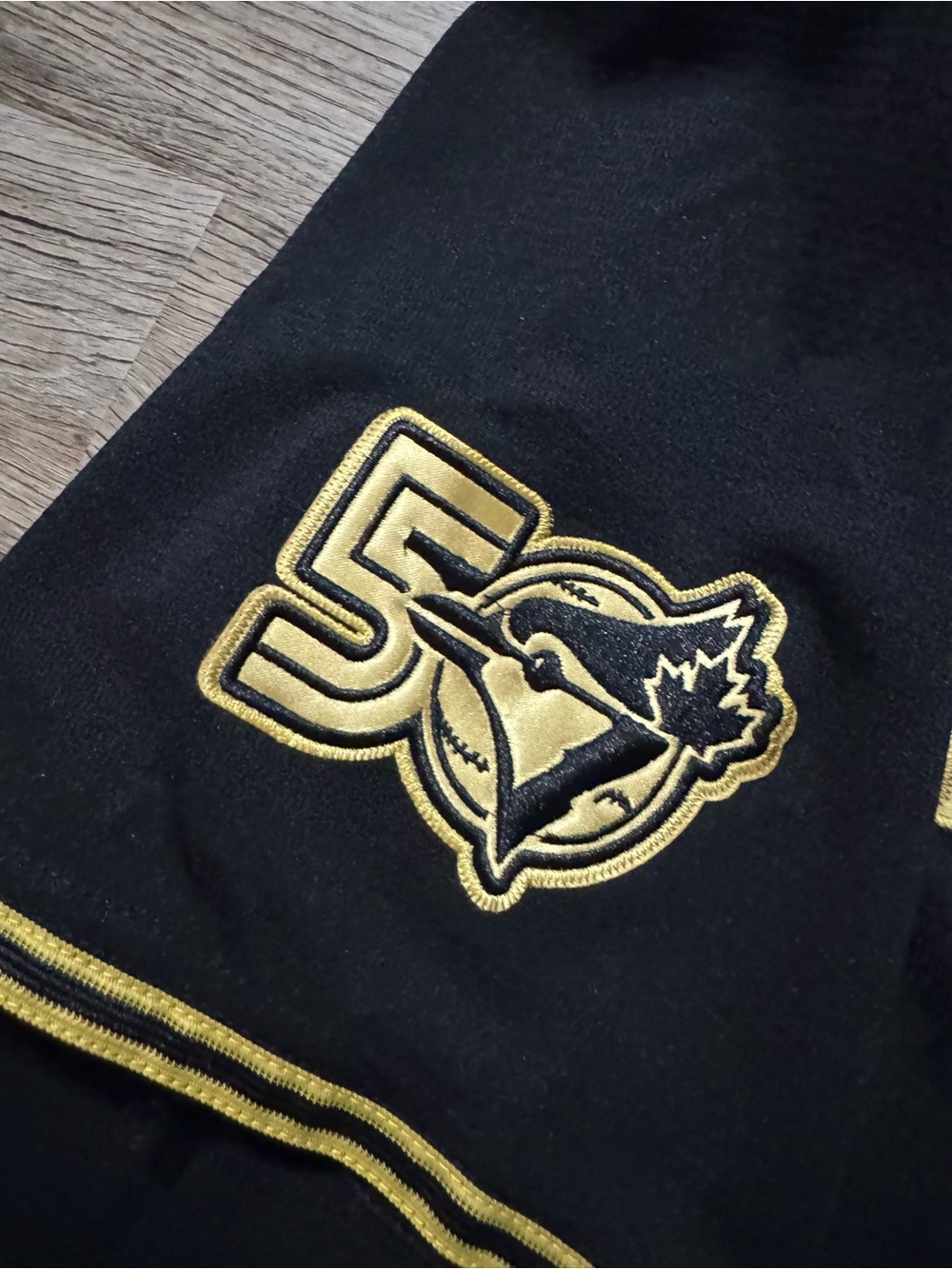 Okamoto Black and Gold 50th Anniversary Blue Jays Jersey Jersey - Medium - Picture 3 of 4